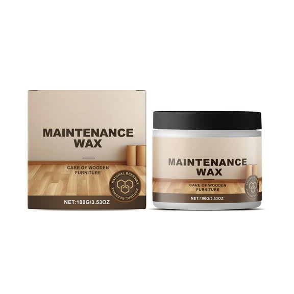 Wood Floor Care Wax Beeswax Polishing Maintainer With Solid Formula Easy Application And Protective Coating For Indoor Wooden Floors 3X2X1In 0.3Lb