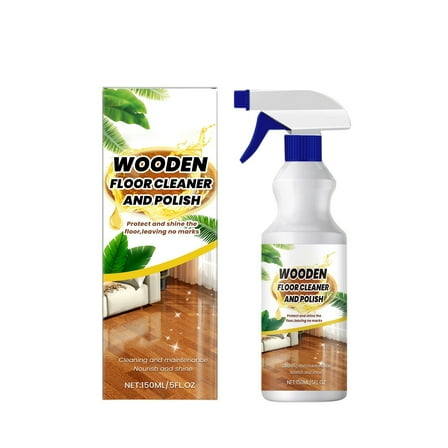 Wood Floor Cleaner And Polisher, Two-In-One Beeswax Oil That Fills Micropores, Deep Cleans Nourishes And Protects, Universal For Home Commercial Use 150Ml