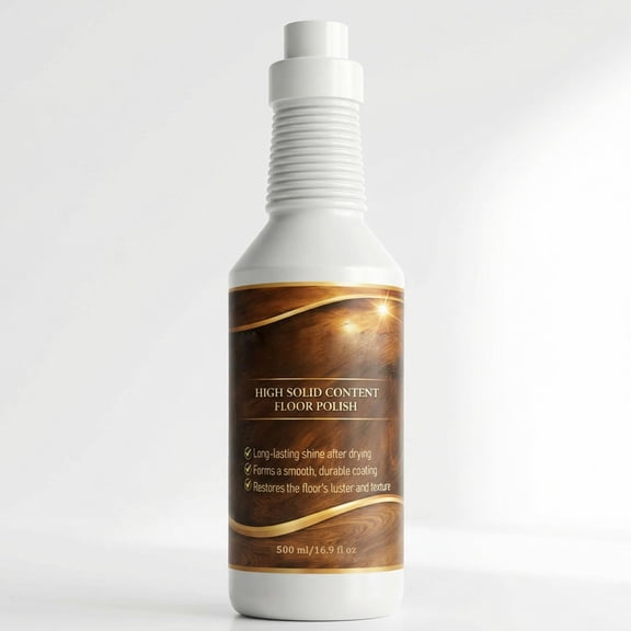 Wood Floor Cleaner and Polish – 500ml Floor Polish for All Types of Flooring, Luster Enhancer(1pcs)