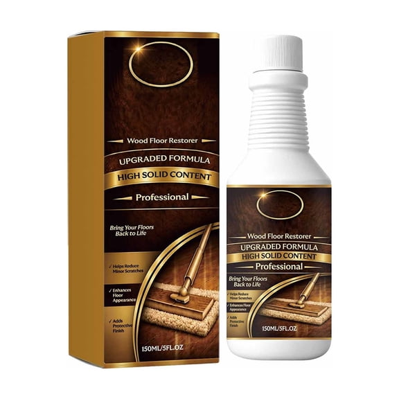 Wood Floor Repair & Polishing Restorer, Scratch Cover Refinishing Conditioner, Hardwood Floor Scratch Remover & Protective Finish Treatment,5FL OZ.