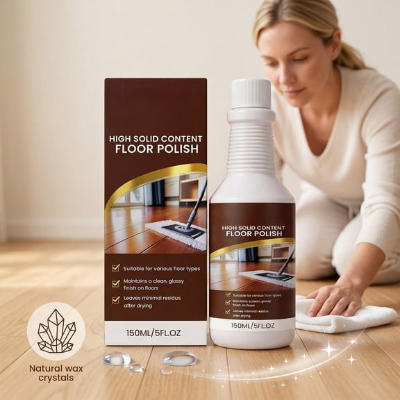 Wood Floor Restorer,150Ml High-Solids Floor,Professional Floor Restorer,Wood Floor Polish,Hardwood Floor Polish,Floorestore Wood Restore,Restores Luster And Texture,For All Types Of Flooring