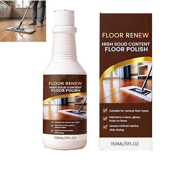 Wood Floor Restorer Without Sanding, Restore Luster & Texture for Hardwood & Laminate, Professional Floor Polish, Quick Shine Finish, Wood Restorer