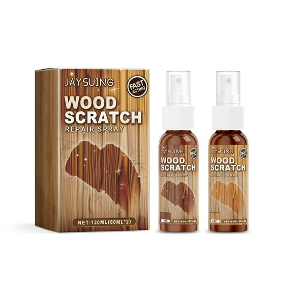 Wood Floor Scratch Repair Marker - Quick Fix Filler for Scratches and Scuffs, 2 Pack