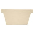 thumbnail image 1 of Wood Flower Pot Cutouts 6-inch x 10-inch, Pack of 25 Wooden Sign DIY, Easter Wood Cutouts, Spring Crafts to Paint, by Woodpeckers, 1 of 5