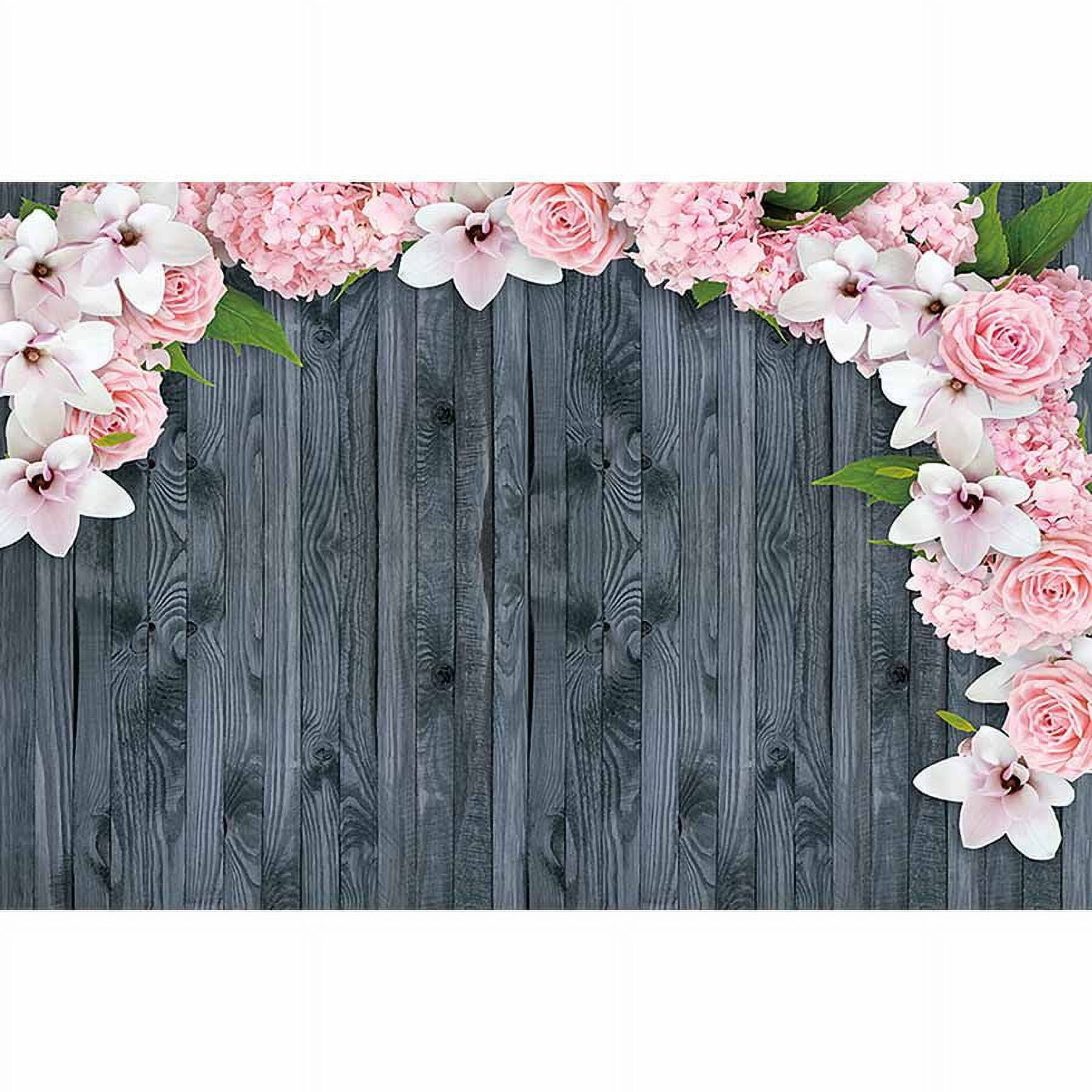 Wood Flower ration Backdrop for Photoshoot Wood Background Board Plank ...