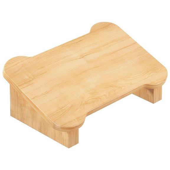 Wood Foot Rests Under Desk Foot Stool Wooden Mobility Stool Portable Step Stool Nonslip Footrest for Bedside Bathroom Home Office Use