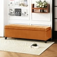 thumbnail image 1 of Wood Frame & 250 lbs Load / Practical Ottoman for Seating and Storage, 1 of 7
