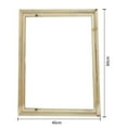 thumbnail image 1 of Wood Frame For Canvas Oil Painting,Picture Frame,Natural Wood Canvas Frame - Diy Inner Picture Frame For Oil Paintings & Artwork,Smooth Surface,Durable & Moisture-Resistant(N), 1 of 2