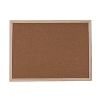 Wood Frame Cork Board Cork Notice Board Decorative Pin Board Cork Bulletin Board Memo Board for Kitchen Classroom Office