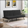 thumbnail image 1 of Wood Frame, Stainless Leg, Futon, Sofa Bed, 1 of 15