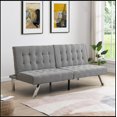 thumbnail image 1 of Wood Frame, Stainless Leg, Futon, Sofa Bed, 1 of 11
