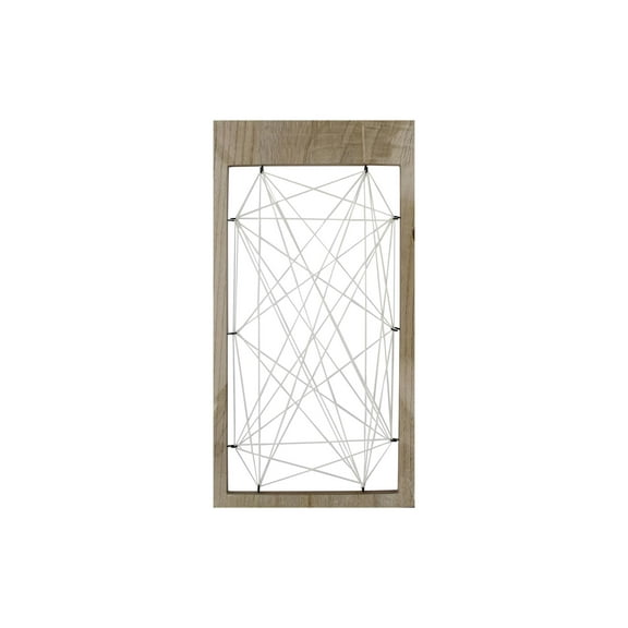 Wood Frame w/String Natural/Cream