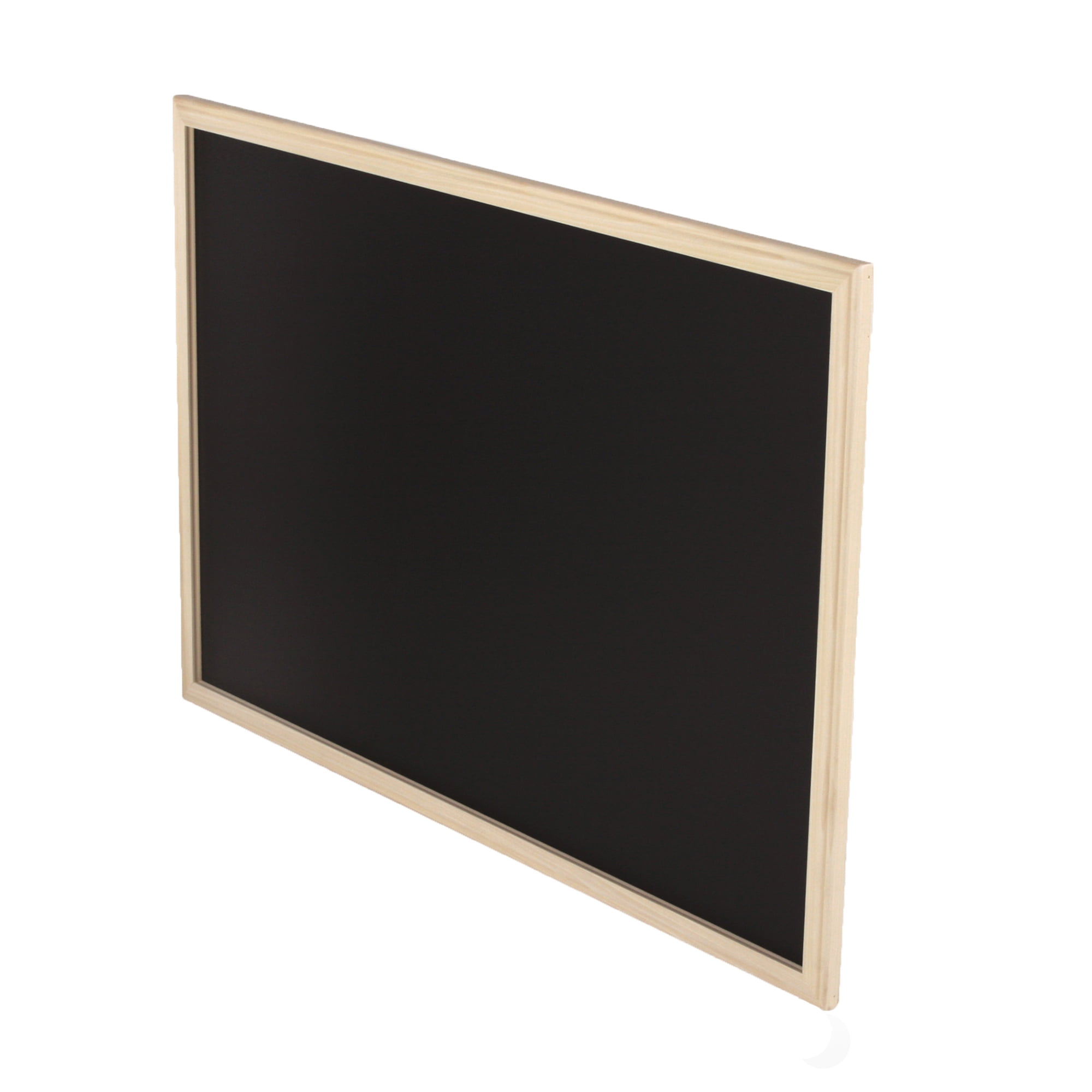  WoodWell Magnetic Black Chalk Board 18 x 24 (18 Inch x 24  Inch) Wood Framed Blackboard with Reinforced Metal Backing (Light Tone 18  X 24) : Office Products