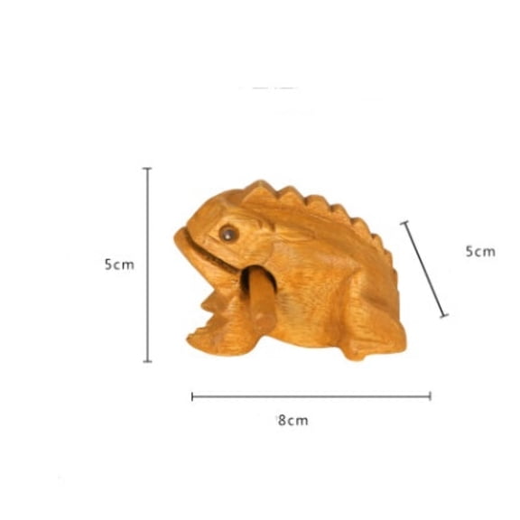 Wood Frog Guiro Rasp Percussion