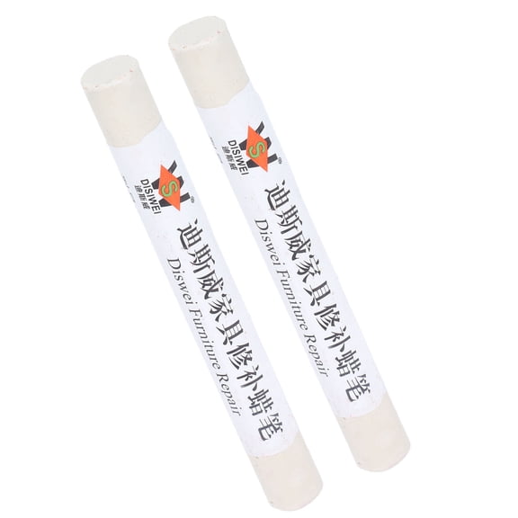 Wood Furniture Repair Crayon, Scratch Nick Cover Up, 2pc Wax Kit, <span Style="background:red"></span>