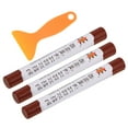 thumbnail image 1 of Wood Furniture Repair Kit 3pcs Markers with Spatula, Jam Red, 1 of 6