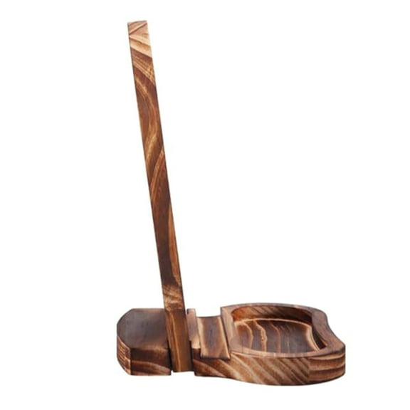 Wood Gaming Headphone Stand Organizes Desk Area Compatible Multiple Headsets