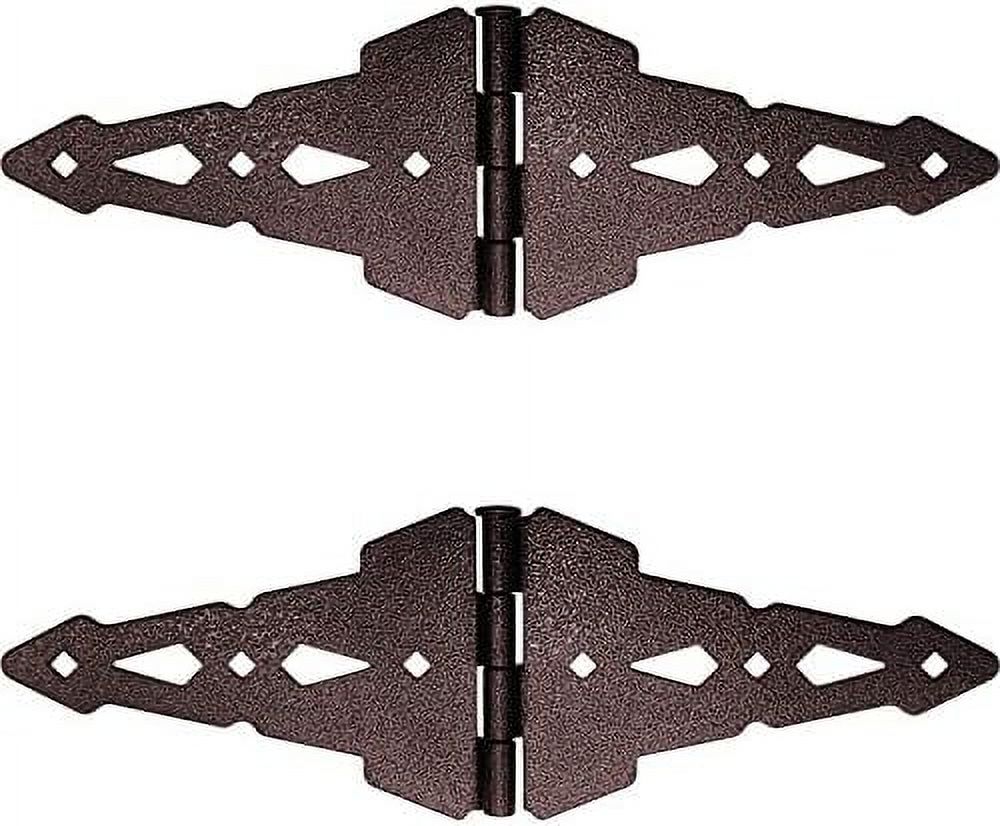 Wood Gate Hinges Wood Fence Hinge Gate Kit, 8" Strap Gate Hinges Wood Gate Hardware Bronze