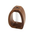 thumbnail image 1 of Wood & Glass Modern Planter Vase for Desktop, Office and Home Decor with Hand-polished Edges and Stable Design, 1 of 9