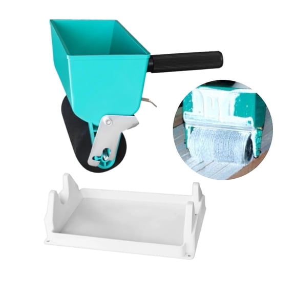 Adjustable Wood Glue Roller with 10.8 oz Reservoir - Professional Adhesive Spreader for Woodworking, PVC, Leather & Cardboard Projects