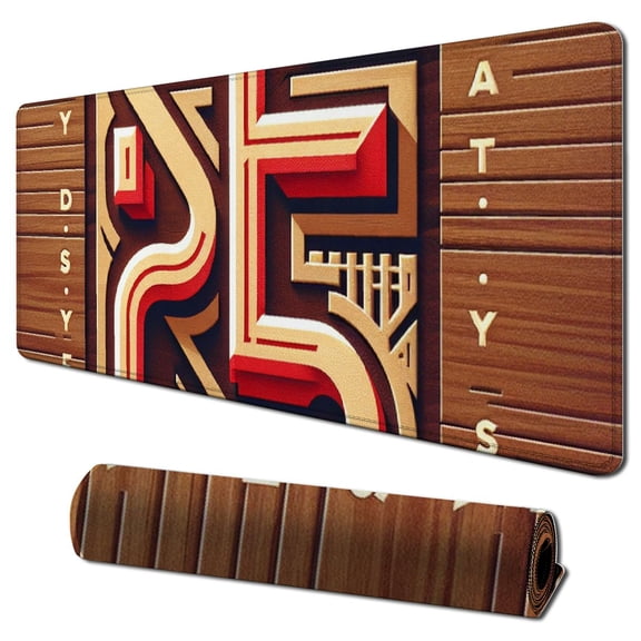 Wood Grain Design Mouse Pad, Non-Slip Rubber Base Mousepad for Computers Laptop Desk, Mousepad Desk Accessories, Desk Mat Mouse Pad, Office Supplies - Mouse Pads for Desk.