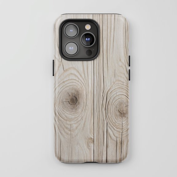 Wood Grain For All iPhone Series Protective Phone Case Natural Rustic Weathered Wood Finish