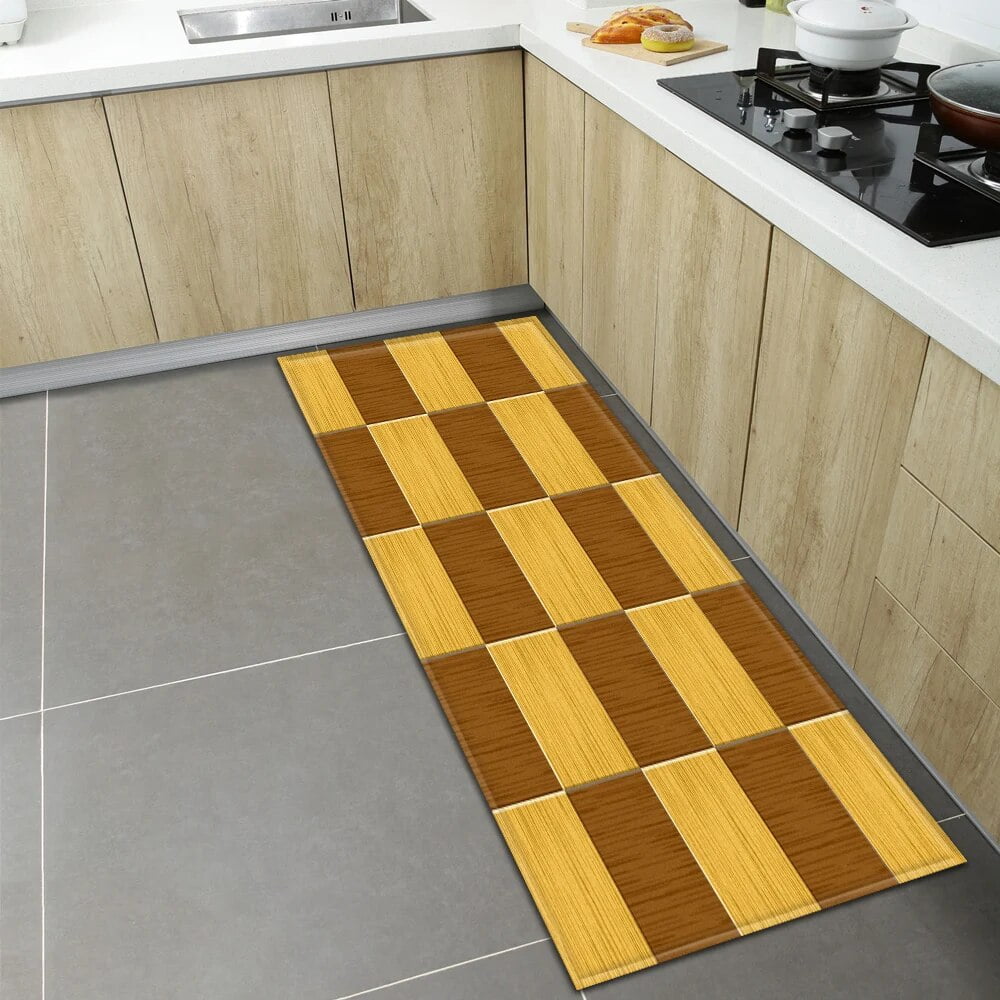 Wood Grain Living Room Kitchen Carpet Bedroom Children's Decor Rug