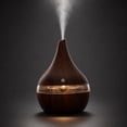 thumbnail image 1 of Wood Grain Mini USB Humidifier Portable Mist Maker, Quiet Mechanical Aroma Diffuser with Essential Oil Function for Home Office Car Desktop, Compact Travel Air Moisturizer for Dry Skin and Relaxation, 1 of 9