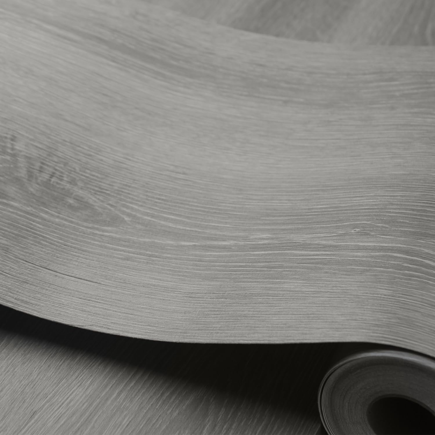 Wood Grain Peel And Stick Floor Tiles - 11.8" Width  Full Roll Length Of 394" Versatile Design For Any Space Ashline Rustic Self Adhesive Vinyl Flooring Waterproof Non-slip Features