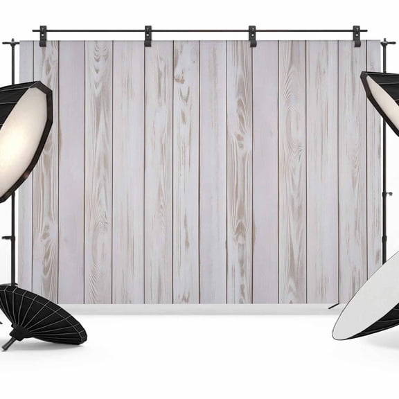 Wood Grain Photography Backdrop 10x8FT, White Wood Texture Simple Style Country Photo Backdrops, Background for Photography Studio Photo Studio Background, Back Drop for Photoshoot