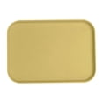 thumbnail image 1 of Wood Grain Plastic Serving Tray with Raised Edges, Rectangular Tea & Cup Tray for Snacks, Fruit, Breakfast and Dinner, 1 of 4