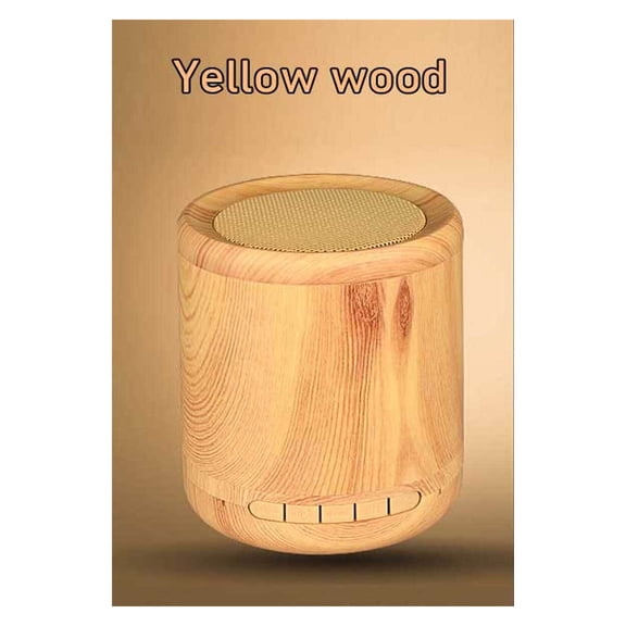 Wood Grain Portable Wireless Speaker Vintage Mini Bluetooth Speaker With Mic Support TF Card FM Radio ,High Volume Speakers