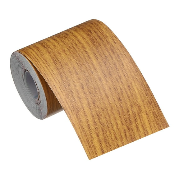 Uxcell Wood Grain Repair Tape 2" x 16 Feet Wood Grain Tape Border Flower