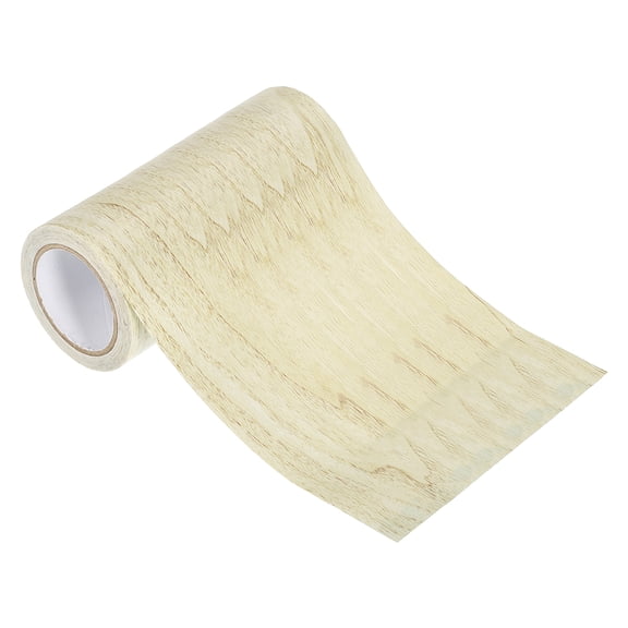 Wood Grain Repair Tape 6"X15', Self Adhesive Realistic Textured Repair Tape Patch, Grey Oak