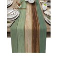 thumbnail image 1 of Wood Grain Retro Sage Green Table Runner Home Wedding Table Flag Mat Table Centerpieces Decoration Party Dining Long Tablecloth, 1 of 7
