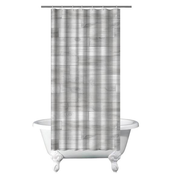 Wood Grain Shower Curtain Rustic Wood Texture Weathered Wood Wooden Pattern Vintage Hardwood Texture Farmhouse Style Natural Wood Texture Background Waterproof Fabric with Hooks