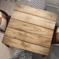 thumbnail image 1 of Wood Grain Square Tablecloth Fitted Table Cover with Elastic Edge Wooden Texture Cloth Washable Tablecloths Wipe Clean for Indoor Outdoor Home Farmhouse, Fit for 32"x32" Tables, Style-4, 1 of 4