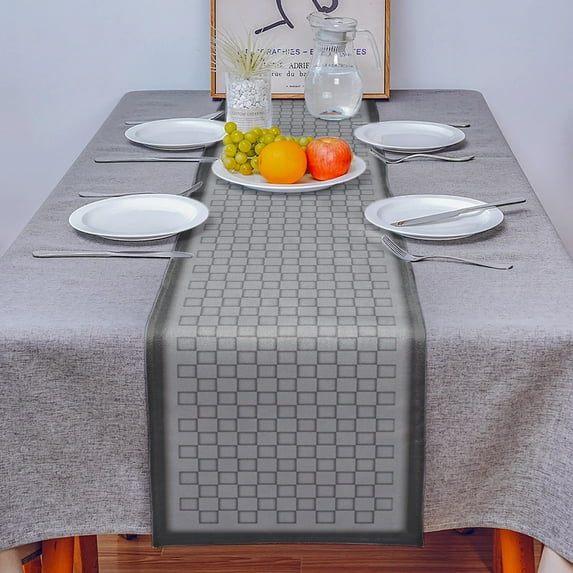 Wood Grain StarBeach Modern Table Runners Holiday Party Wedding Decoration Tablecloth Living Room Dining Table Accessories