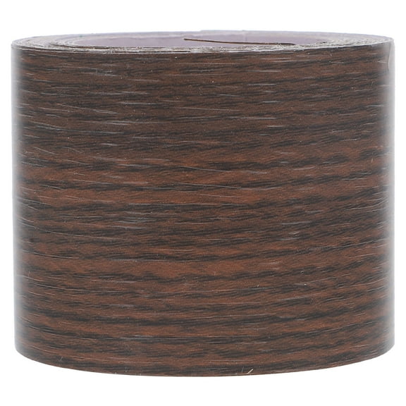 Wood Grain Tape,1 Roll of Peel And Stick Wall Border Sticker Cabinet Banding Decal Repair Patch Window Frame Sticker