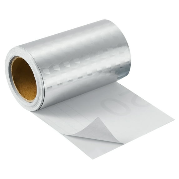 Wood Grain Tape 4"x33 Ft Self Adhesive Wood Grain Repair Patch for Baseboards Floor Repair Silver