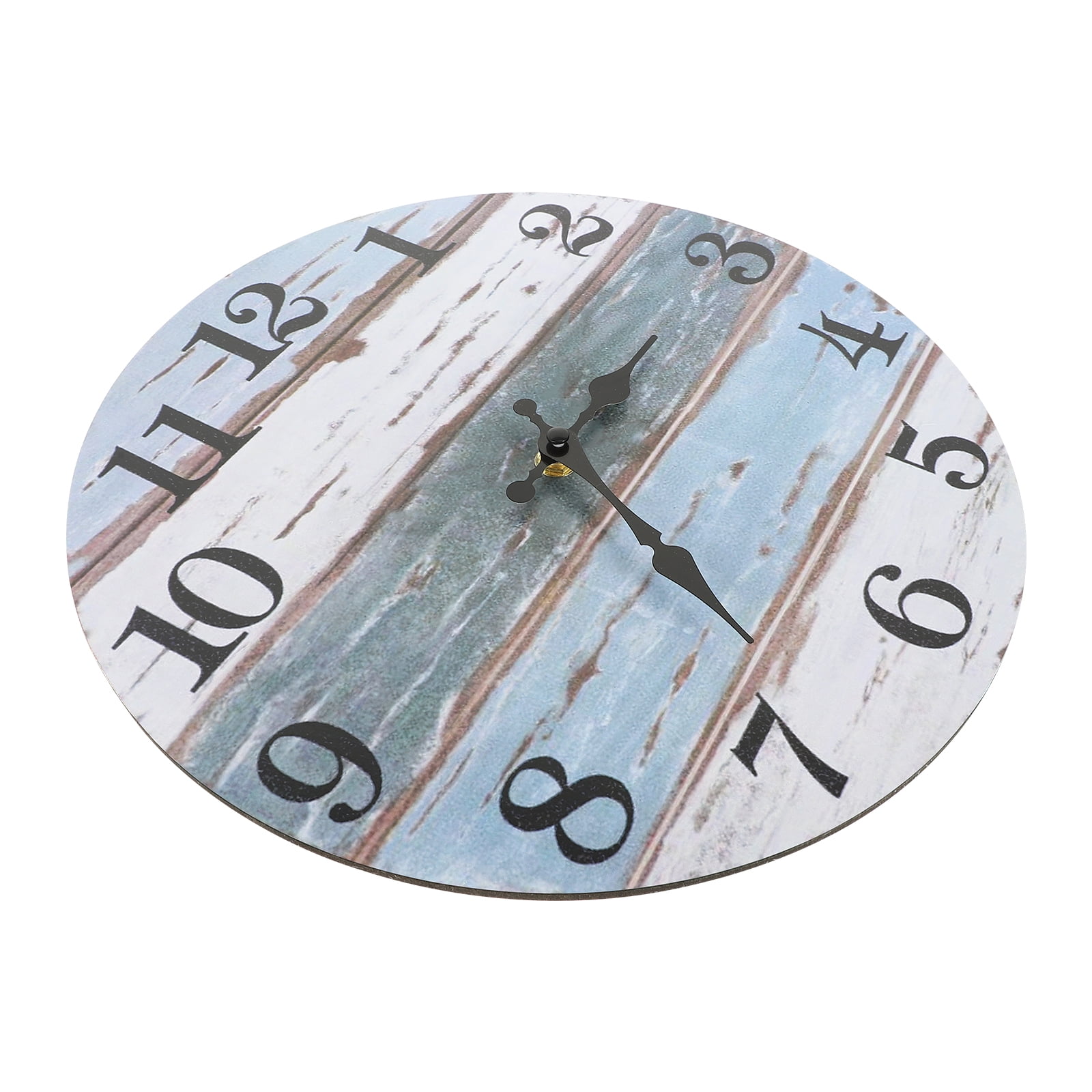 Wood Grain Wall Clock Clocks Round Clock Wall Clock Decor Vintage Clock