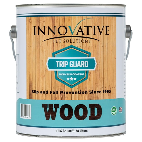 Wood Guard Brand Clear Non Slip Safety Coating/Wood Sealer - Gallon