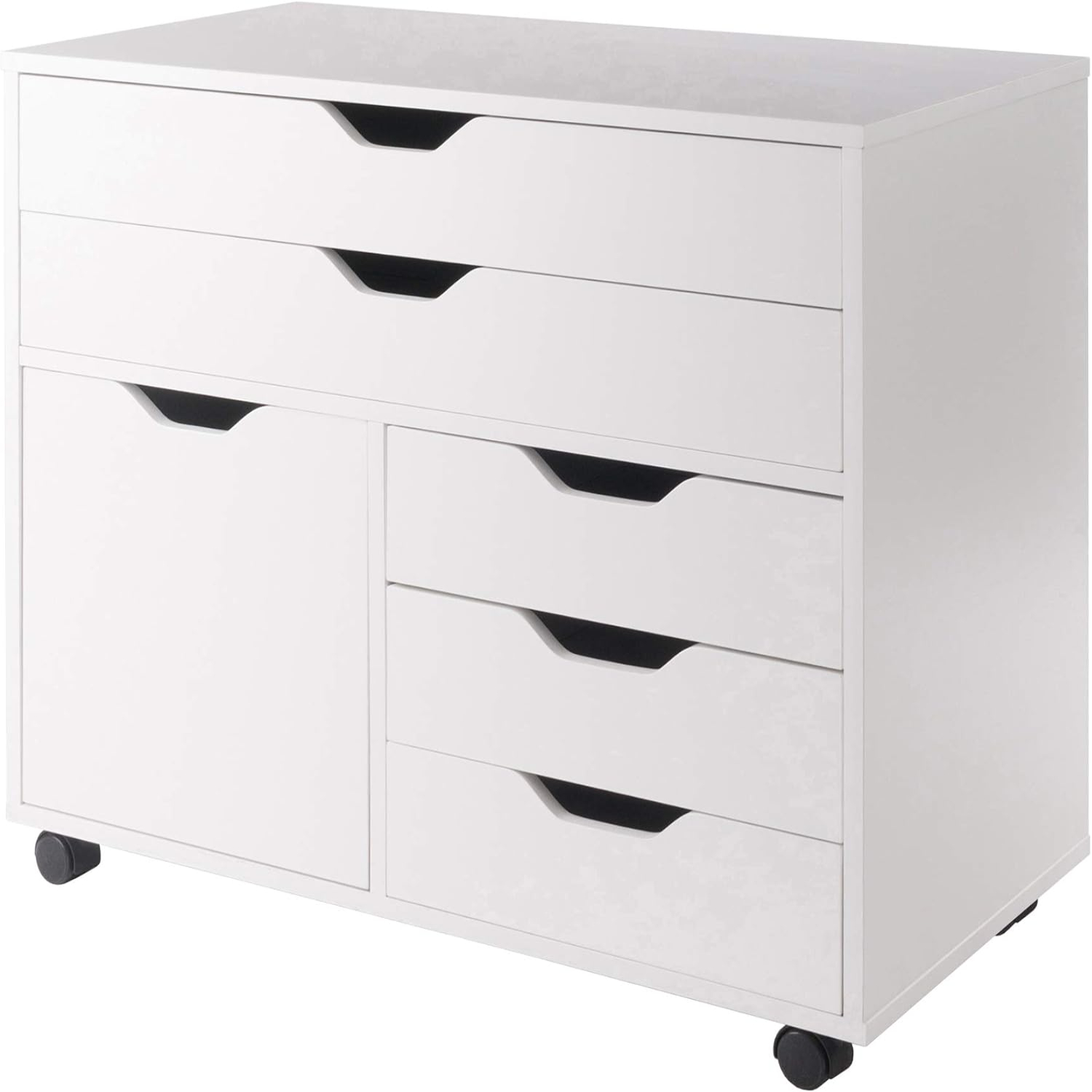 Wood Halifax 3Drawer Black