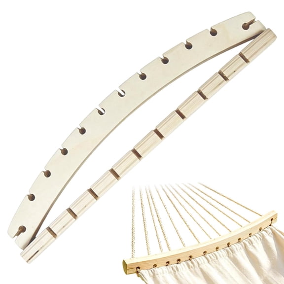 Wood Hammock Spreader Bar - 2 Pack Detachable Hammock Spreader Bar Replacement Set, Solid Wood Construction for Stability and Comfort, Suitable for Camping, Backyard Relaxation, Patio, Garden B