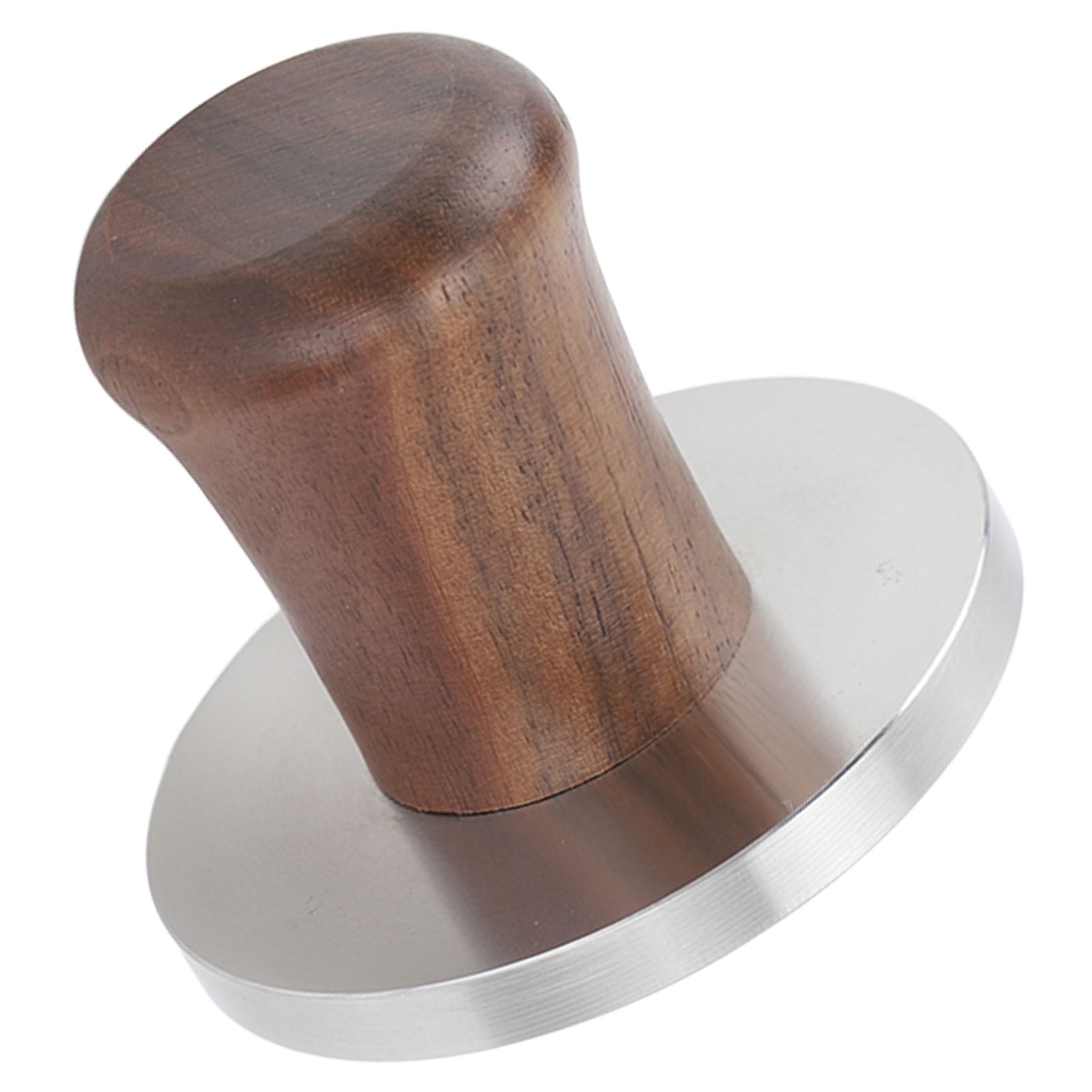 Wood Handle Coffee Tamper,Coffee Powder Hammer Tamper Powder Hammer Pressed Stainless Steel