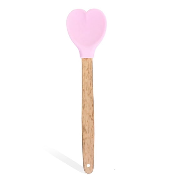 Wood Handle Cookie Spoons Baking Stirring Spoon Cooking Hot Anti-scald Spoons