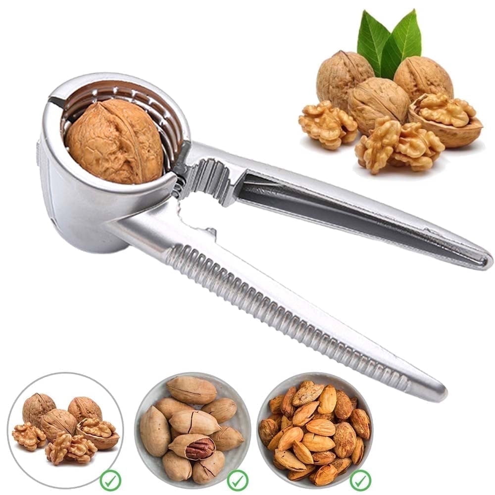 Wood Handle Nutcracker, Funnel-Shaped Walnut Cracker, Durable Design ...