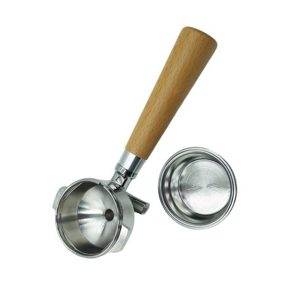 Wood Handle Professional Coffee Handle Espresso Handle for 58mm Espresso Machines Offering Heat Resistance and Style