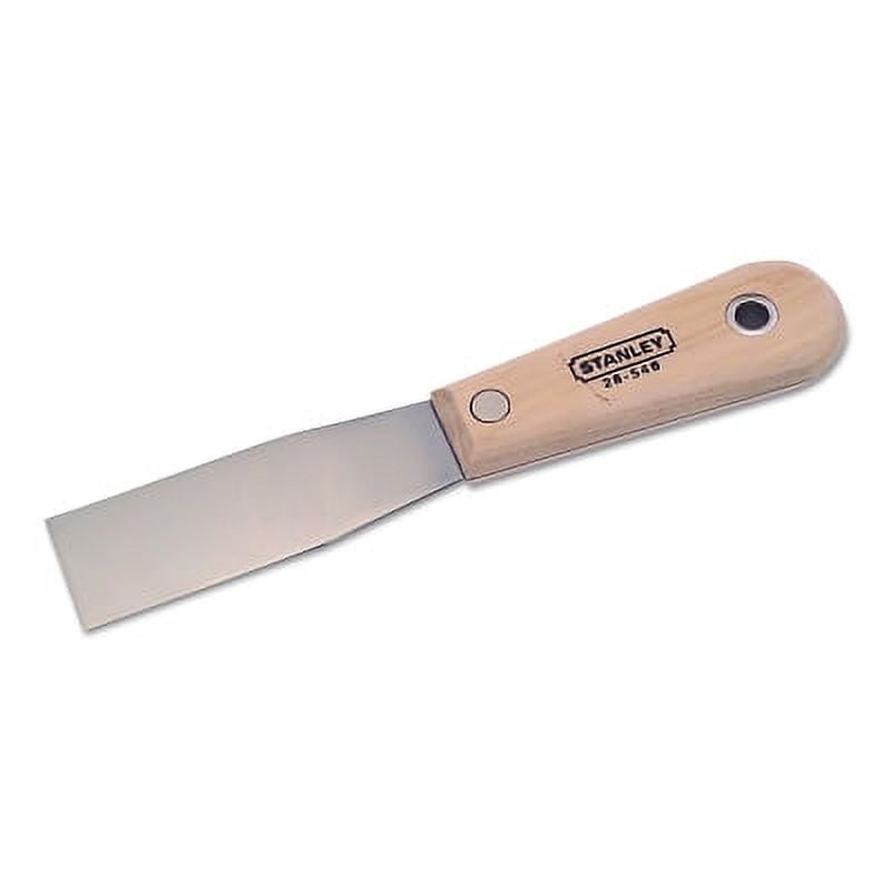 Wood Handle Putty Knife 1 1 4 in W Flexible Blade Bundle of 5 Each Walmart Business Supplies