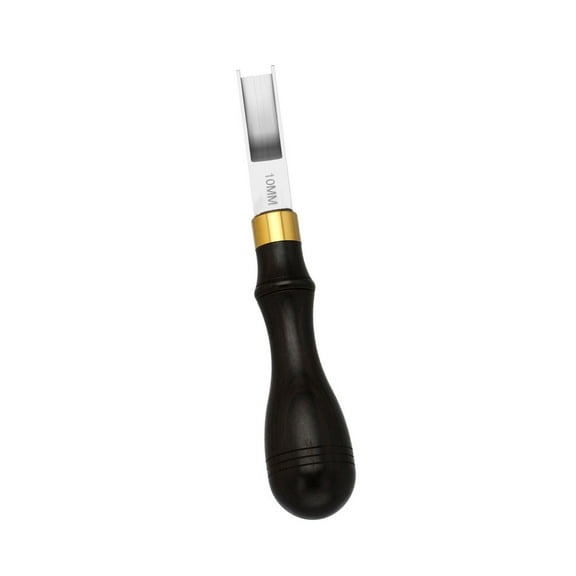 Wood Handle Skiver Tool Cutting Trimmer Tool for Craft Craft Skiver Tool Edging Skiving Tool for Trimming Edging Skiving Tool Edging Cutter Working Tool